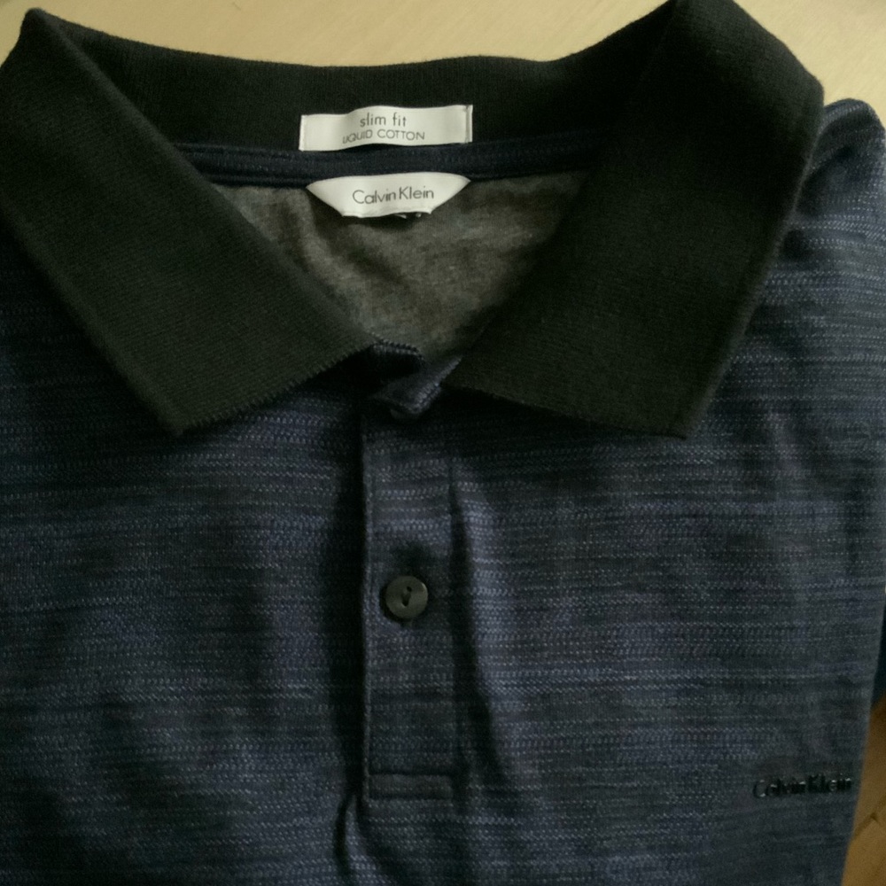 CALVIN KLEIN Liquid Cotton Polo